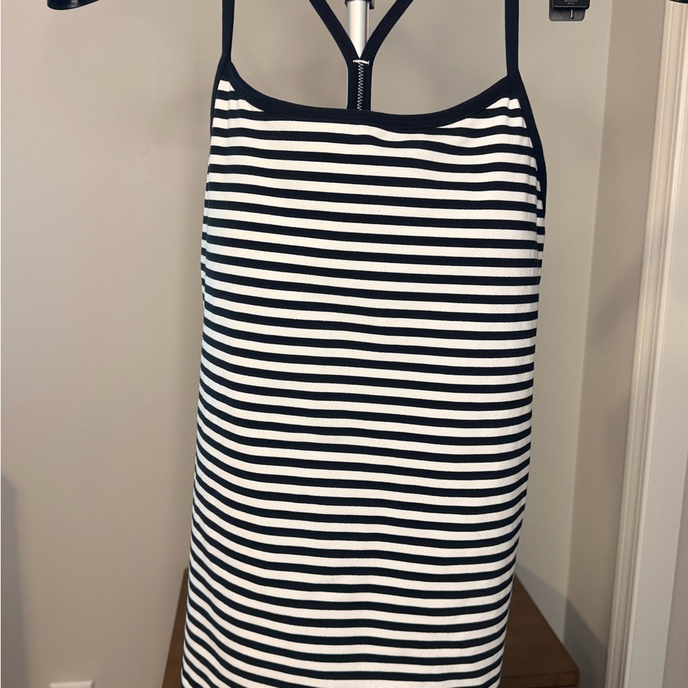 Black and White Striped Tank
